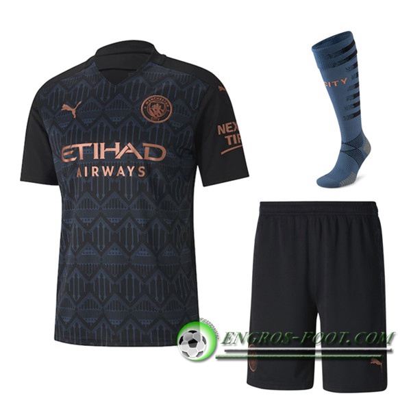 Engros-foot: Jeu Ensemble Maillot Manchester City Exterieur (Short+Chaussettes) 2020/21 Thailande