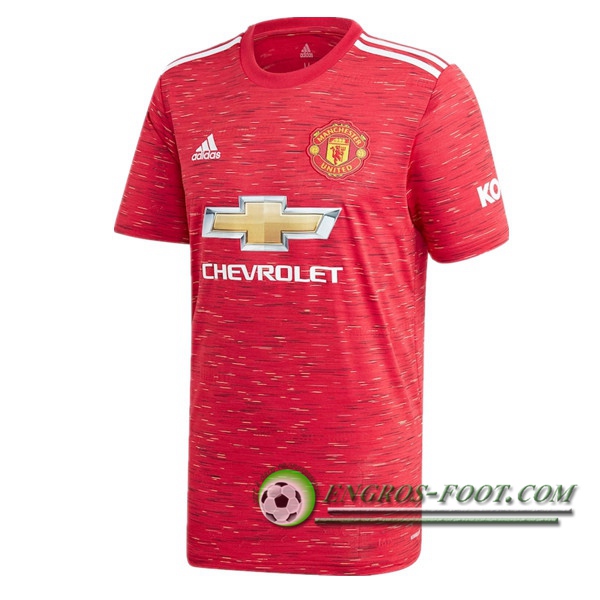 Engros-foot: Jeu Nouveaux Maillot de Foot Manchester United Domicile 2020/2021 Thailande