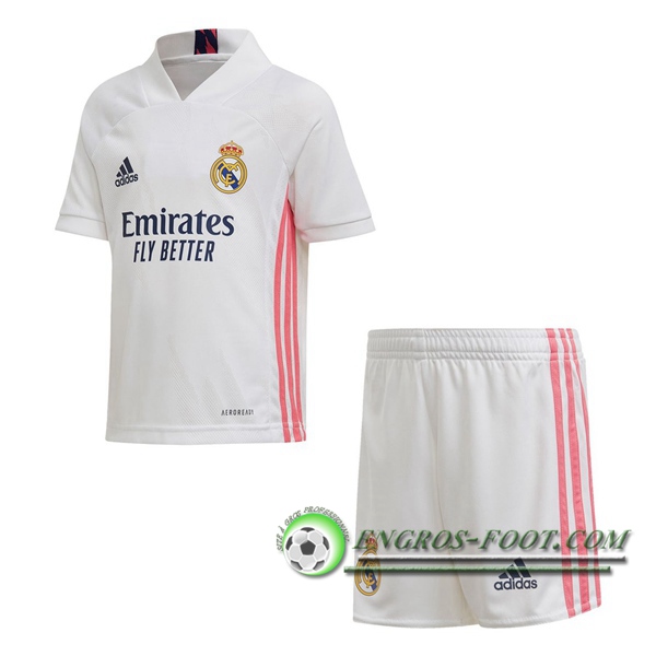 Engros-foot: Nouveaux Maillot de Foot Real Madrid Enfant Domicile 2020/2021 Thailande