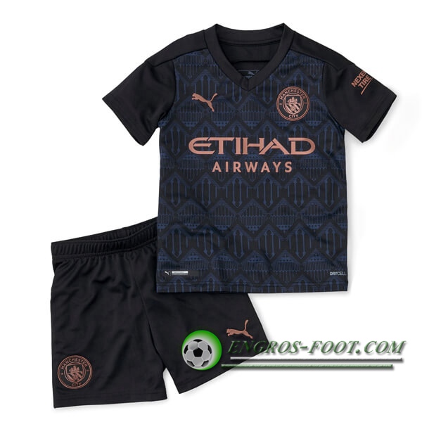 Engros-foot: Nouveaux Maillot de Foot Manchester City Enfant Exterieur 2020/2021 Thailande