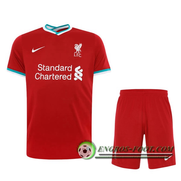 Engros-foot: Jeu Ensemble Maillot Foot FC Liverpool Domicile + Short 2020/2021 Thailande