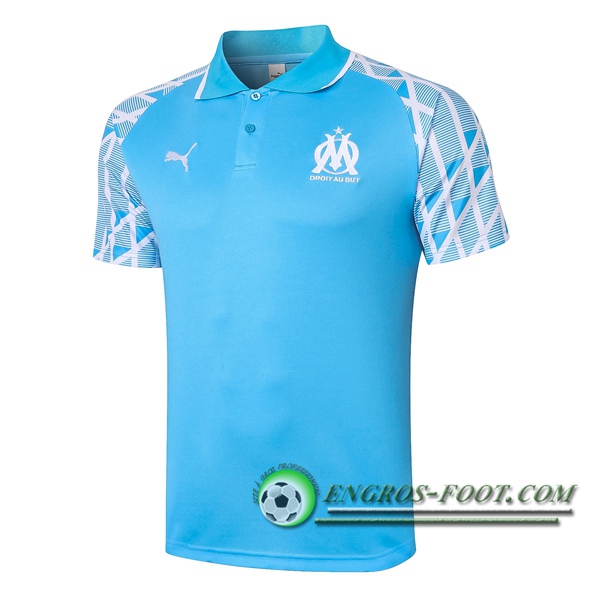 Polo Foot Marseille OM Bleu 2020/2021