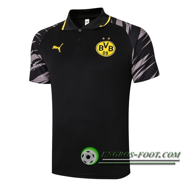 Polo Foot Dortmund BVB Noir 2020/2021