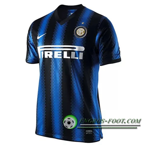 Engros-foot: Jeu Maillot de Foot Inter Milan Retro Domicile 2010/2011 Thailande