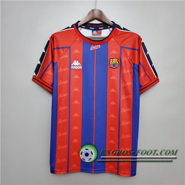 Engros-foot: Jeu Maillot de Foot FC Barcelone Retro Domicile 1997/1998 Thailande