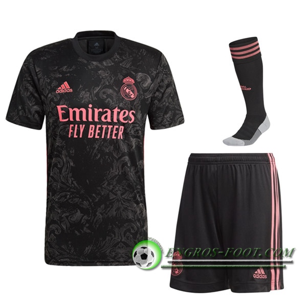 Engros-foot: Jeu Nouveaux Ensemble Maillot de Foot Real Madrid Third (Short+Chaussettes) 2020/2021 Thailande