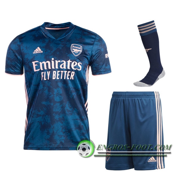 Engros-foot: Jeu Nouveaux Ensemble Maillot de Foot Arsenal Third (Short+Chaussettes) 2020/2021 Thailande