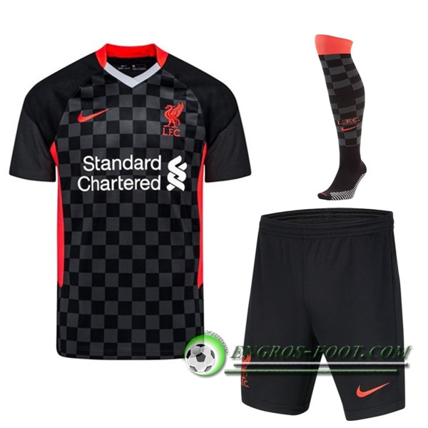 Engros-foot: Jeu Nouveaux Ensemble Maillot de Foot FC Liverpool Third (Short+Chaussettes) 2020/2021 Thailande