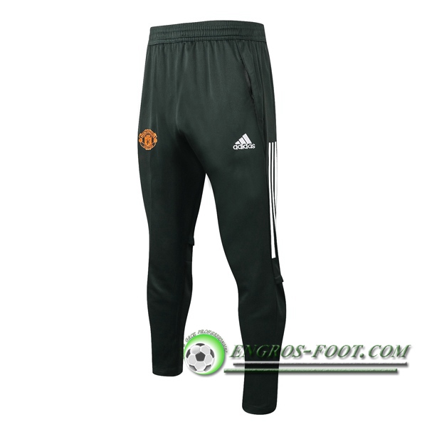 Training Pantalon Foot Manchester United Vert 2020/2021