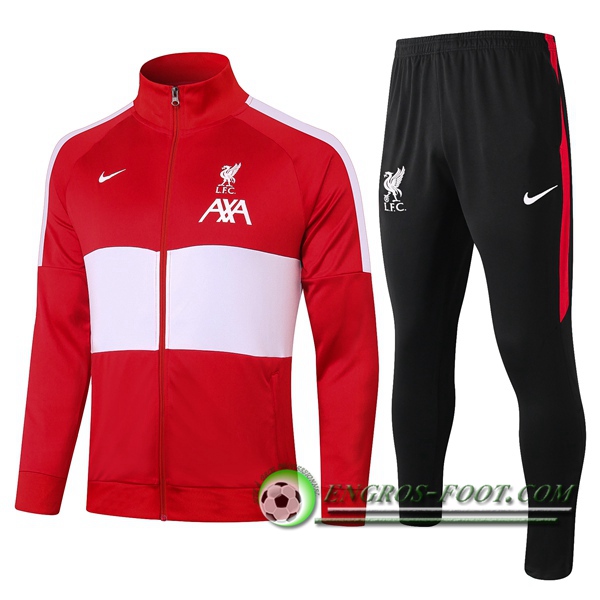 Ensemble Survetement de Foot - Veste FC Liverpool Rouge 2020/2021