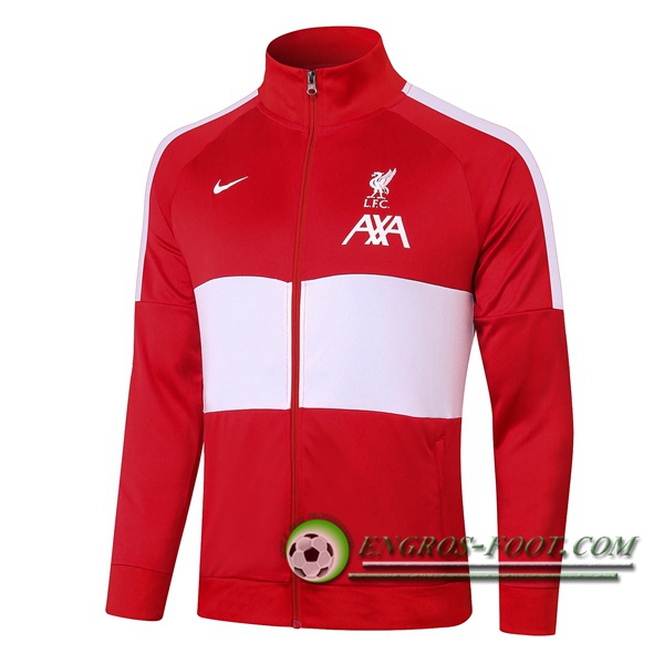 Nouveaux Veste Foot FC Liverpool Rouge 2020/2021