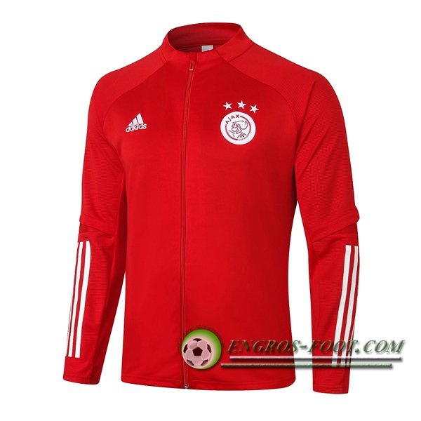 Nouveaux Veste Foot AFC Ajax Rouge 2020/2021