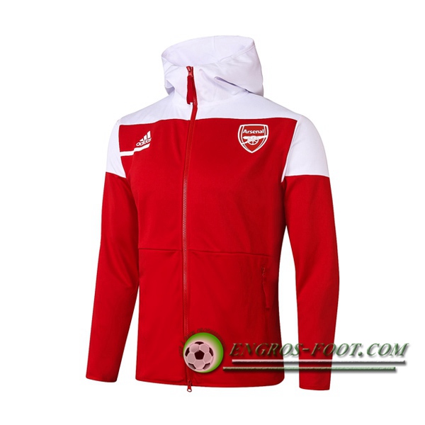 Nouveaux Veste A Capuche Arsenal Rouge 2020/2021