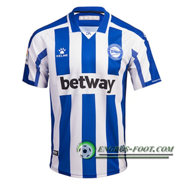 Engros-foot: Jeu Nouveaux Maillot de Foot Alaves Domicile 2020/2021 Thailande