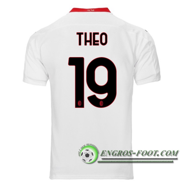 Engros-foot: Jeu Nouveaux Maillot de Foot Milan AC (THEO 19) Exterieur 2020/2021 Thailande