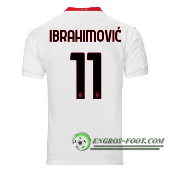 Engros-foot: Jeu Nouveaux Maillot de Foot Milan AC (IBRAHIMOVIC 11) Exterieur 2020/2021 Thailande