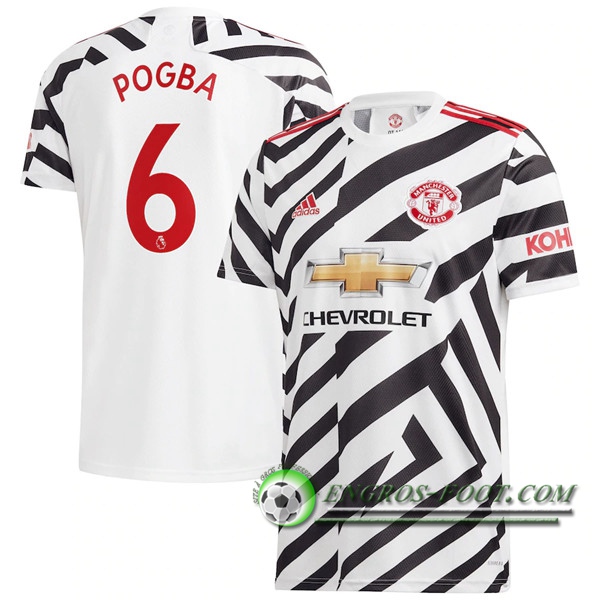 Engros-foot: Jeu Nouveaux Maillot de Foot Manchester United (Pogba 6) Third 2020/2021 Thailande