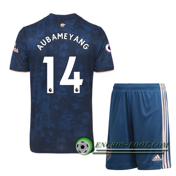 Engros-foot: Nouveau Maillot de Foot Arsenal (Aubameyang 14) Enfants Third 2020/2021 Thailande