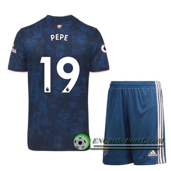 Engros-foot: Nouveau Maillot de Foot Arsenal (Pepe 19) Enfants Third 2020/2021 Thailande