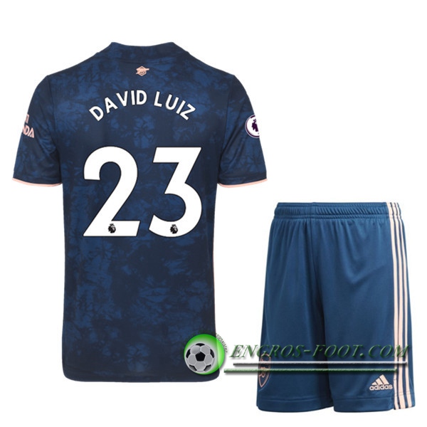 Engros-foot: Nouveau Maillot de Foot Arsenal (David Luiz 23) Enfants Third 2020/2021 Thailande