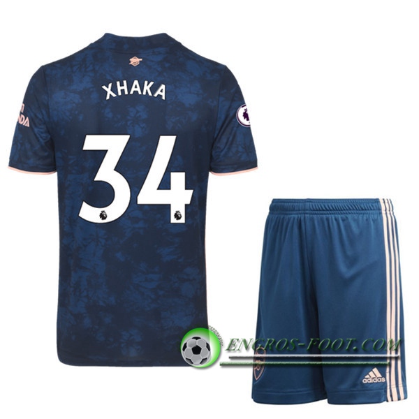 Engros-foot: Nouveau Maillot de Foot Arsenal (Granit Xhaka 34) Enfants Third 2020/2021 Thailande