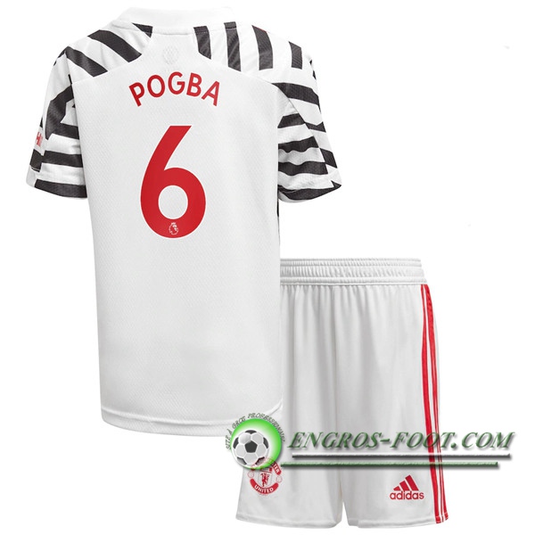 Engros-foot: Nouveau Maillot de Foot Manchester United (Pogba 6) Enfants Third 2020/2021 Thailande