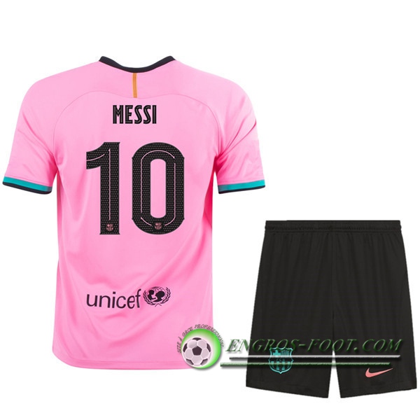 Engros-foot: Nouveau Maillot de Foot FC Barcelone (MESSI 10) Enfants Third 2020/2021 Thailande