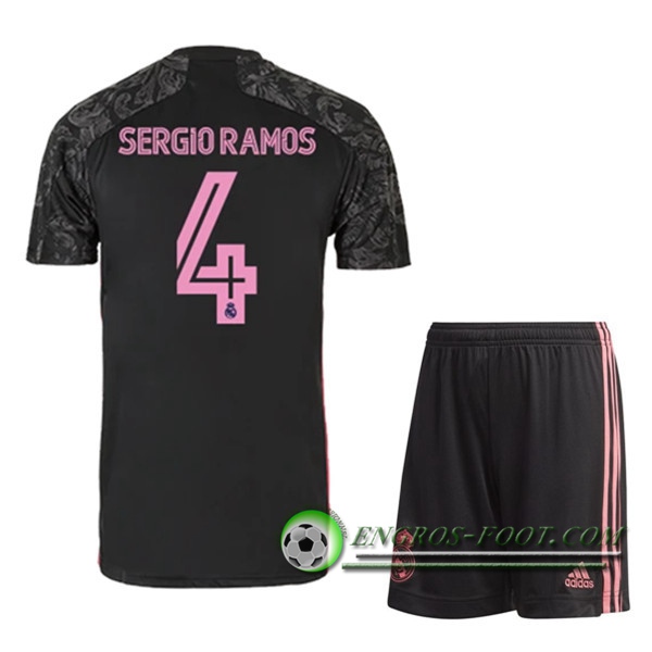 Engros-foot: Nouveau Maillot de Foot Real Madrid (SERGIO RAMOS 4) Enfants Third 2020/2021 Thailande