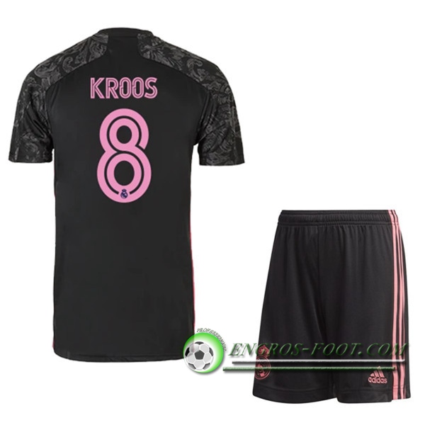 Engros-foot: Nouveau Maillot de Foot Real Madrid (KROOS 8) Enfants Third 2020/2021 Thailande