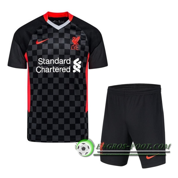 Engros-foot: Nouveau Maillot de Foot FC Liverpool Enfant Third 2020/2021 Thailande