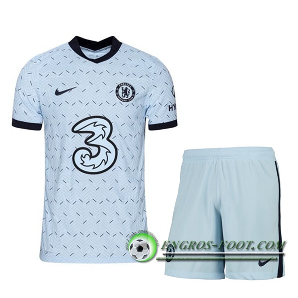 Engros-foot: Jeu Nouveaux Ensemble Maillot de Foot FC Chelsea Exterieur + Short 2020/2021 Thailande