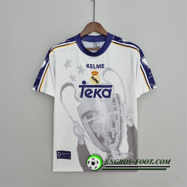 Maillot de Foot Real Madrid Retro Champions League 7 1996/1997