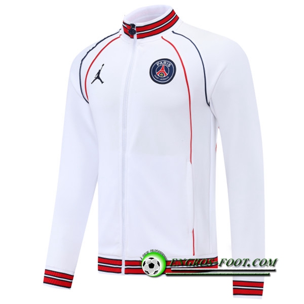 Veste Foot Jordan PSG Blanc 2022/2023