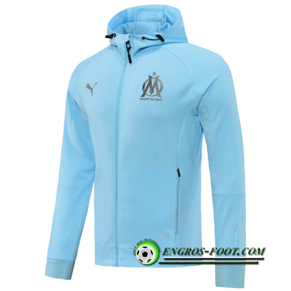 Veste A Capuche Marseille OM Bleu 2022/2023