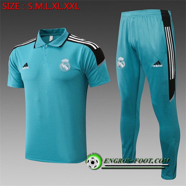 Ensemble Polo Real Madrid + Pantalon Bleu 2022/2023