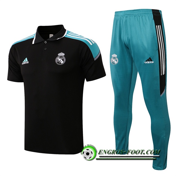 Ensemble Polo Real Madrid + Pantalon Noir 2022/2023