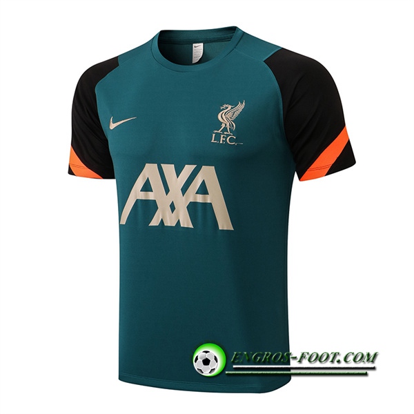 Training T-Shirts FC Liverpool Vert/Noir 2022/2023