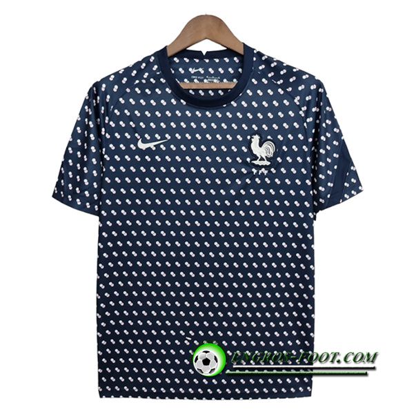 Training T-Shirts France Noir/Blanc 2022/2023