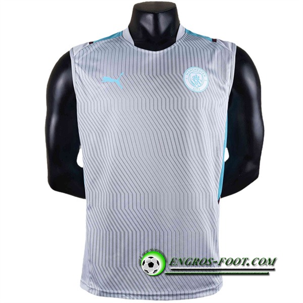 Training Sans Manches Manchester City Gris 2022/2023