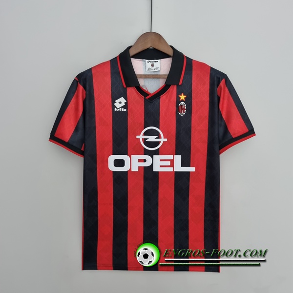 Maillot de Foot Milan AC Retro Domicile 1995/1996