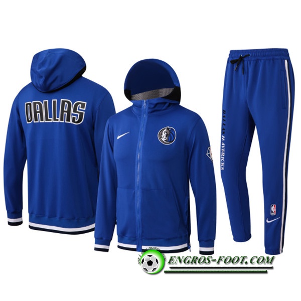 Ensemble Survetement de Foot Dallas Mavericks Bleu 2022