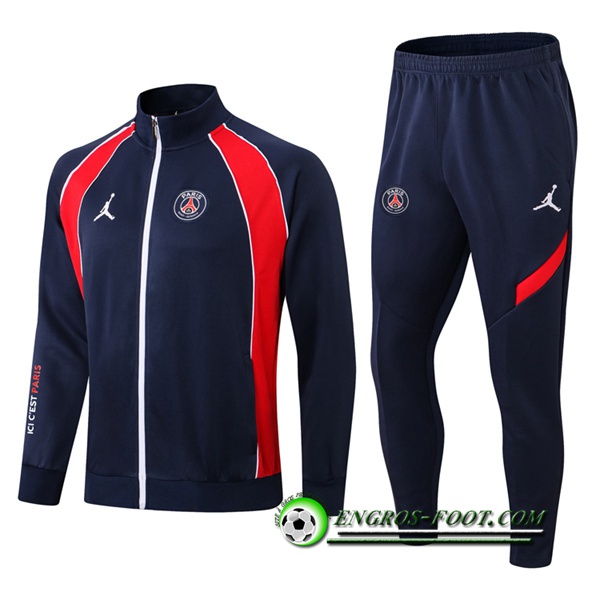 Ensemble Survetement de Foot - Chaqueta Jordan PSG Bleu Marin 2022/2023