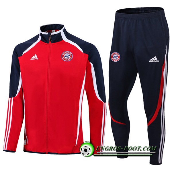 Ensemble Survetement de Foot - Chaqueta Bayern Munich Rouge 2022/2023