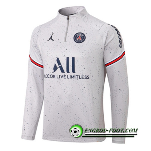 Sweatshirt Training Jordan PSG Gris 2022/2023