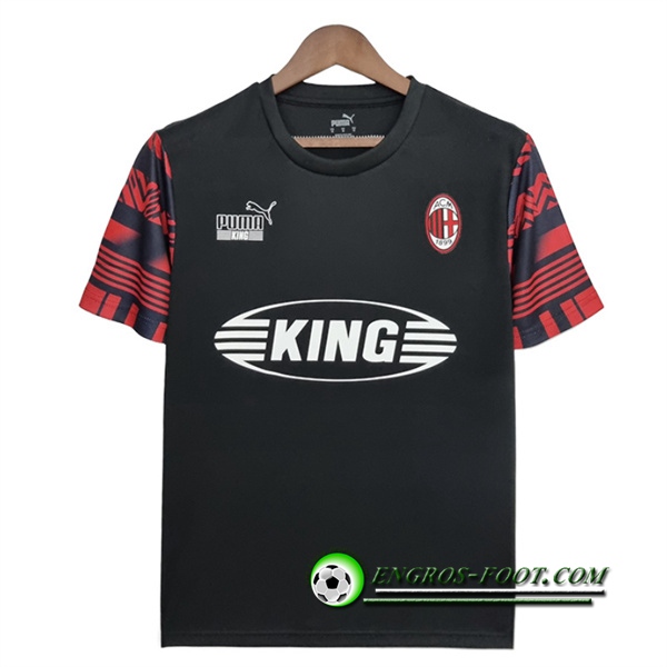 Maillot de Foot Milan AC Football Heritage Noir 2022/2023