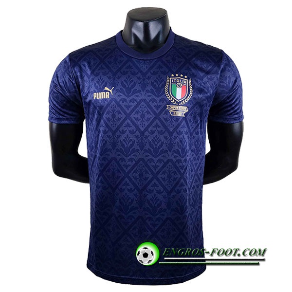 Maillot Equipe Foot Italie Commemorative Edition Bleu Marin 2022