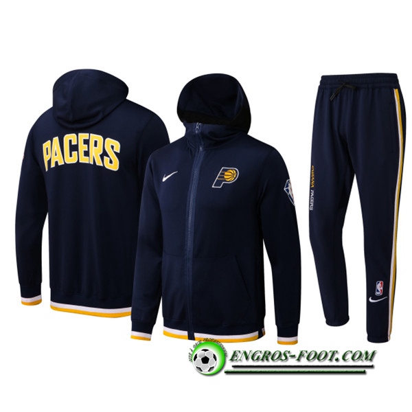 Ensemble Survetement de Foot Indiana Pacers Bleu Marin 2022