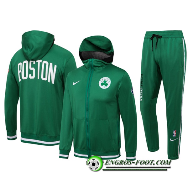 Ensemble Survetement de Foot Boston Celtics Vert 2022