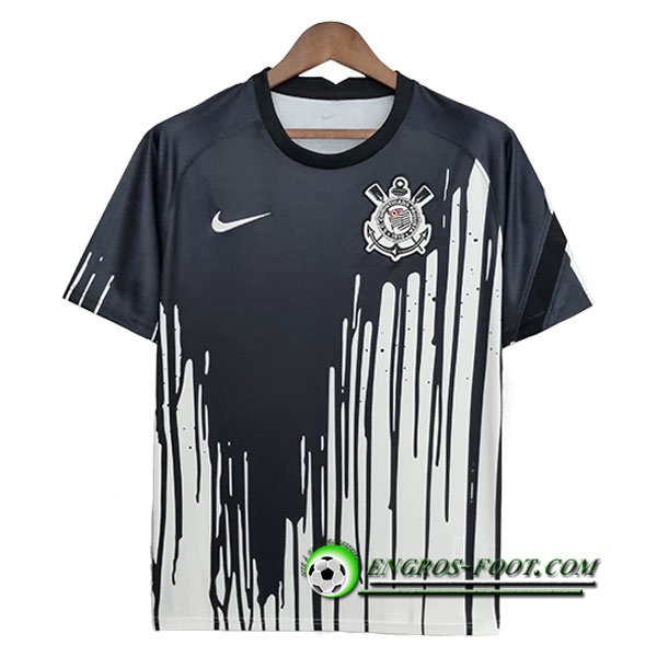 Maillot de Foot Corinthians Noir/Blanc 2022/2023