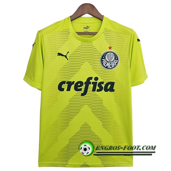 Maillot de Foot Palmeiras Gardien de But Jaune 2022/2023